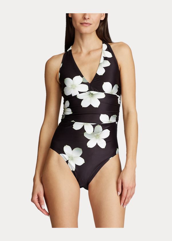 Fatos De Banho Ralph Lauren Floral Plunge Mulher 42736-JHEM